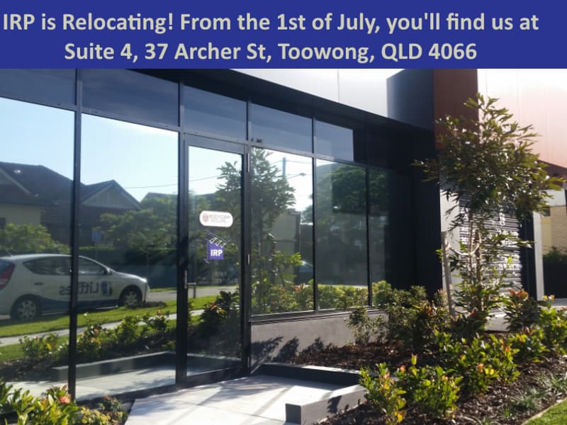 IRP Has Moved To Toowong